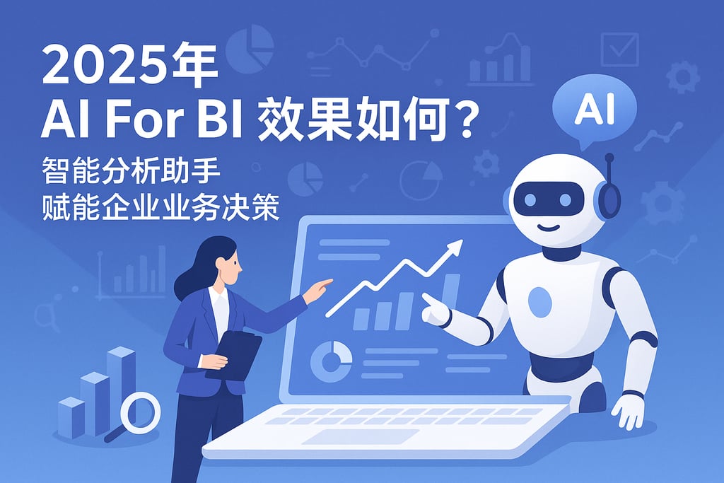 2025年AI For BI效果如何？智能分析助手赋能企业业务决策